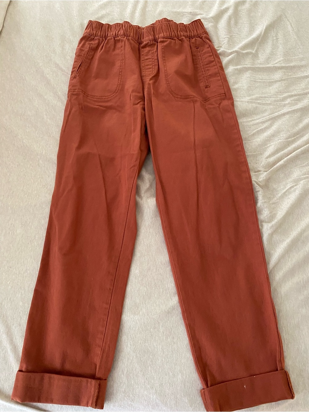 Cato Women's Ankle-Length Pants in Rust